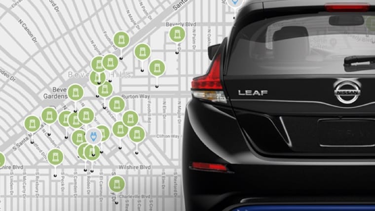 Nissan LEAF Charging Stations