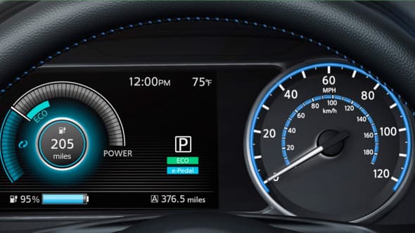Nissan LEAF Dashboard
